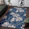 Lotus Print Pattern Floor Mat-grizzshop