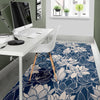 Lotus Print Pattern Floor Mat-grizzshop