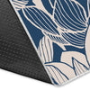 Lotus Print Pattern Floor Mat-grizzshop