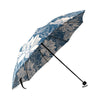 Lotus Print Pattern Foldable Umbrella-grizzshop