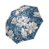 Lotus Print Pattern Foldable Umbrella-grizzshop