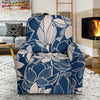 Lotus Print Pattern Recliner Cover-grizzshop