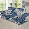 Lotus Print Pattern Sofa Covers-grizzshop