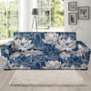 Lotus Print Pattern Sofa Covers-grizzshop