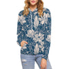 Load image into Gallery viewer, Lotus Print Pattern Women Pullover Hoodie-grizzshop
