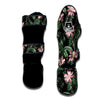 Lotus Tropical Print Pattern Muay Thai Shin Guards-grizzshop