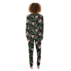 Lotus Tropical Print Pattern Women's Pajamas-grizzshop