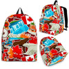 Love Canada Pattern Print Backpack-grizzshop