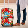 Love Canada Pattern Print Luggage Cover Protector-grizzshop