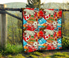 Love Canada Pattern Print Quilt-grizzshop