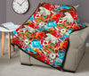 Love Canada Pattern Print Quilt-grizzshop