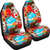 Love Canada Pattern Print Universal Fit Car Seat Covers-grizzshop