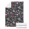 Love New York Print Pattern Blanket-grizzshop