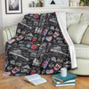 Love New York Print Pattern Blanket-grizzshop