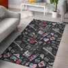 Love New York Print Pattern Floor Mat-grizzshop