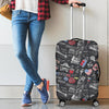 Love New York Print Pattern Luggage Cover Protector-grizzshop