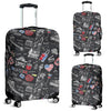 Love New York Print Pattern Luggage Cover Protector-grizzshop