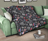 Love New York Print Pattern Quilt-grizzshop