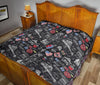 Love New York Print Pattern Quilt-grizzshop