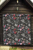 Love New York Print Pattern Quilt-grizzshop