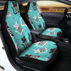 Love Turquoise Cat Print Car Seat Covers-grizzshop