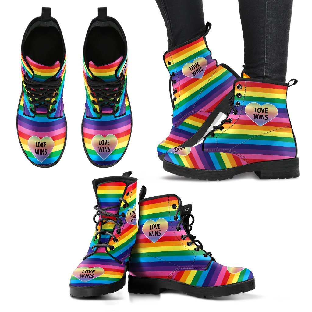 Love Wins v2 Handcrafted Boots-grizzshop