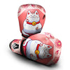 Lucky Cat And Sakura Japanese Print Boxing Gloves-grizzshop