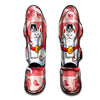 Lucky Cat And Sakura Japanese Print Muay Thai Shin Guards-grizzshop