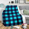 Lumberjack Blue Pattern Print Blanket-grizzshop