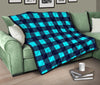 Lumberjack Blue Pattern Print Quilt-grizzshop