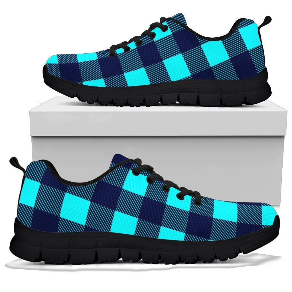 Lumberjack Blue Pattern Print Sneaker Shoes For Men Women-grizzshop