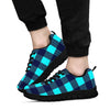 Lumberjack Blue Pattern Print Sneaker Shoes For Men Women-grizzshop