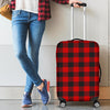 Lumberjack Red Pattern Print Luggage Cover Protector-grizzshop