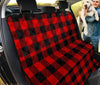 Lumberjack Red Pattern Print Pet Car Seat Cover-grizzshop