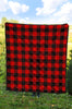 Lumberjack Red Pattern Print Quilt-grizzshop