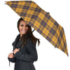 Lumberjack Yellow Pattern Print Automatic Foldable Umbrella-grizzshop