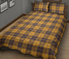 Lumberjack Yellow Pattern Print Bed Set Quilt-grizzshop