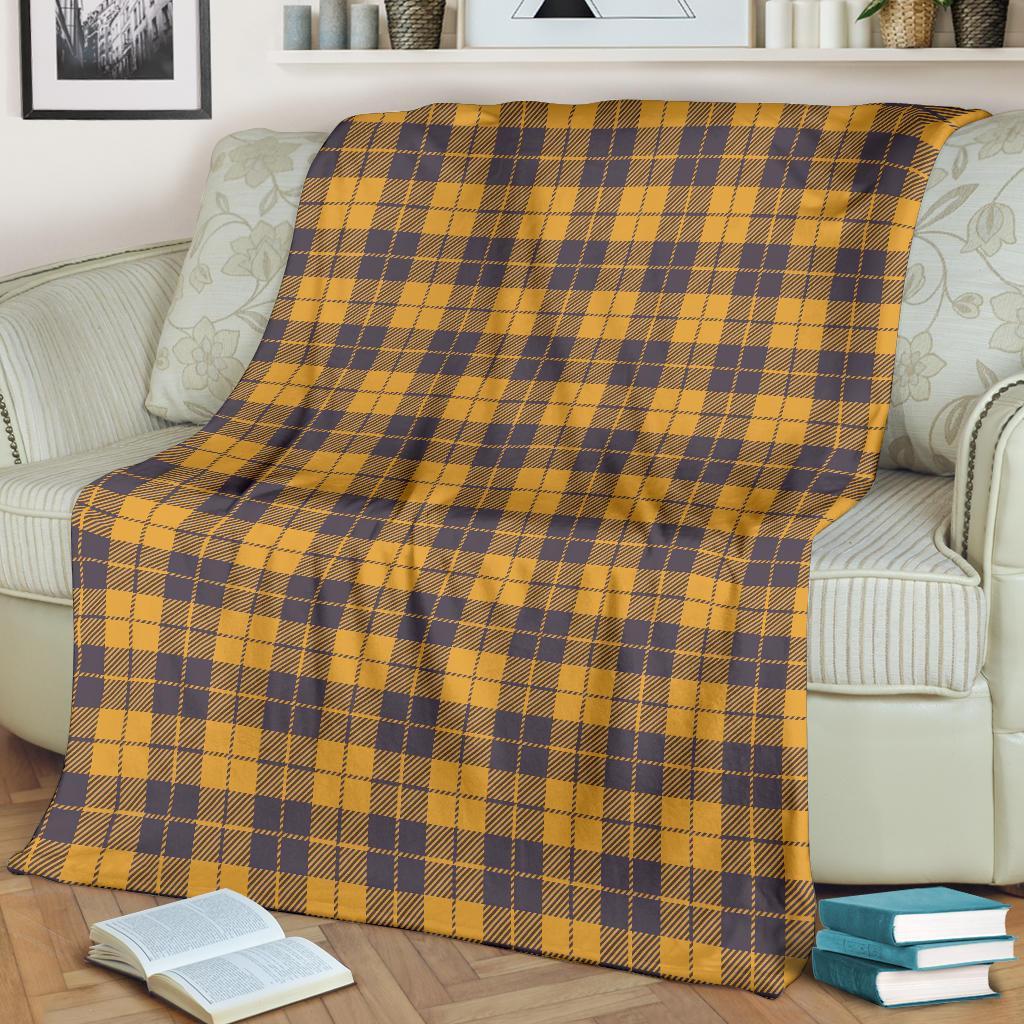 Lumberjack Yellow Pattern Print Blanket-grizzshop