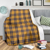 Lumberjack Yellow Pattern Print Blanket-grizzshop