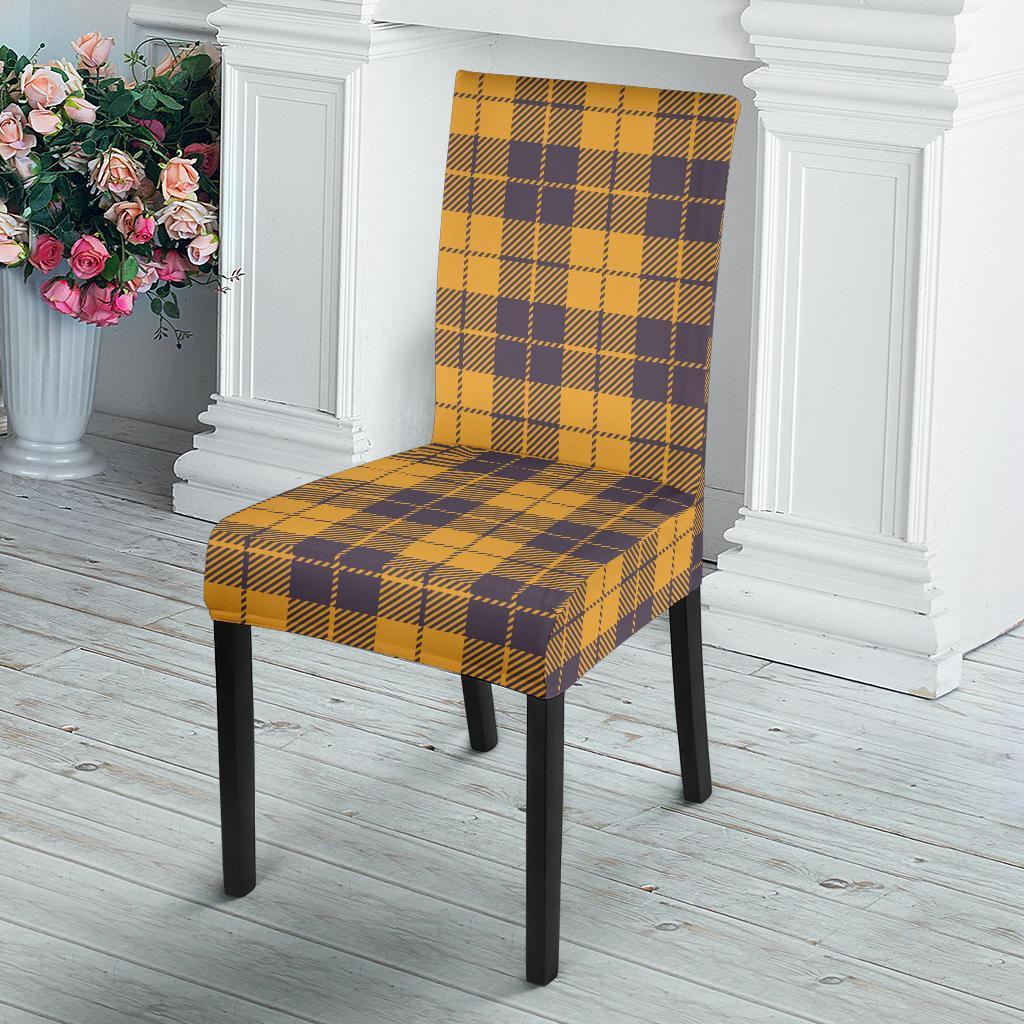 Lumberjack Yellow Pattern Print Chair Cover-grizzshop