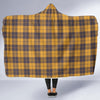 Lumberjack Yellow Pattern Print Hooded Blanket-grizzshop