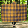 Lumberjack Yellow Pattern Print Hooded Blanket-grizzshop