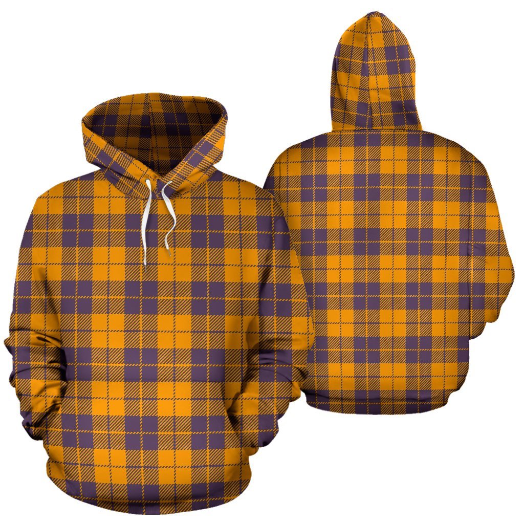 Lumberjack Yellow Pattern Print Men Women Pullover Hoodie-grizzshop