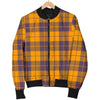 Lumberjack Yellow Pattern Print Men's Bomber Jacket-grizzshop