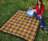 Lumberjack Yellow Pattern Print Quilt-grizzshop