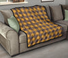 Lumberjack Yellow Pattern Print Quilt-grizzshop