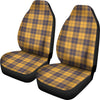 Lumberjack Yellow Pattern Print Universal Fit Car Seat Covers-grizzshop