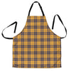 Lumberjack Yellow Pattern Print Women's Apron-grizzshop