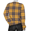 Lumberjack Yellow Pattern Print Women's Sweatshirt-grizzshop