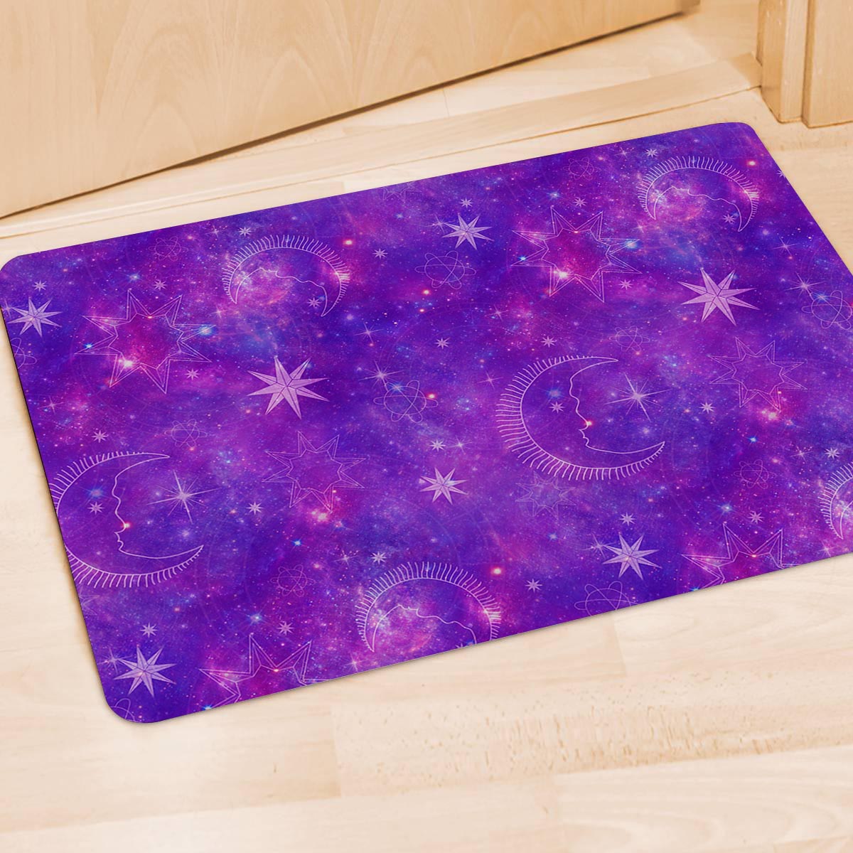 Luna Galaxy Space Door Mat-grizzshop